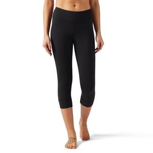 Reebok Lux Black 3/4 Leggings